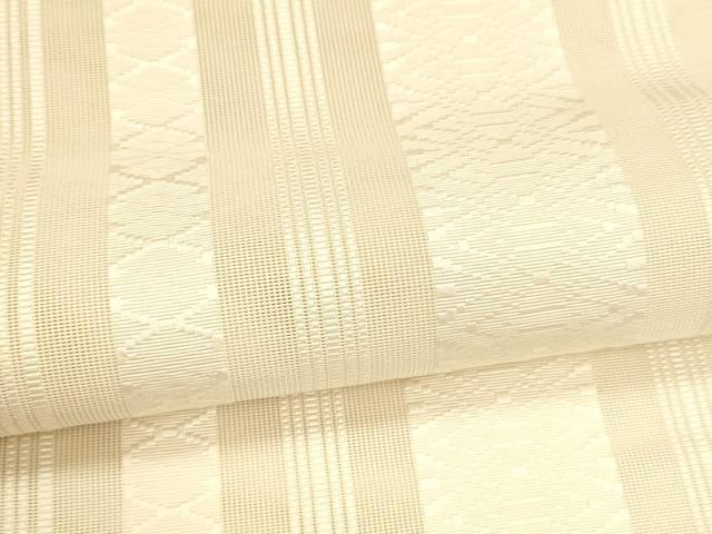 平和屋着物○本場筑前博多織 八寸名古屋帯 鳳凰草花文 銀糸 正絹