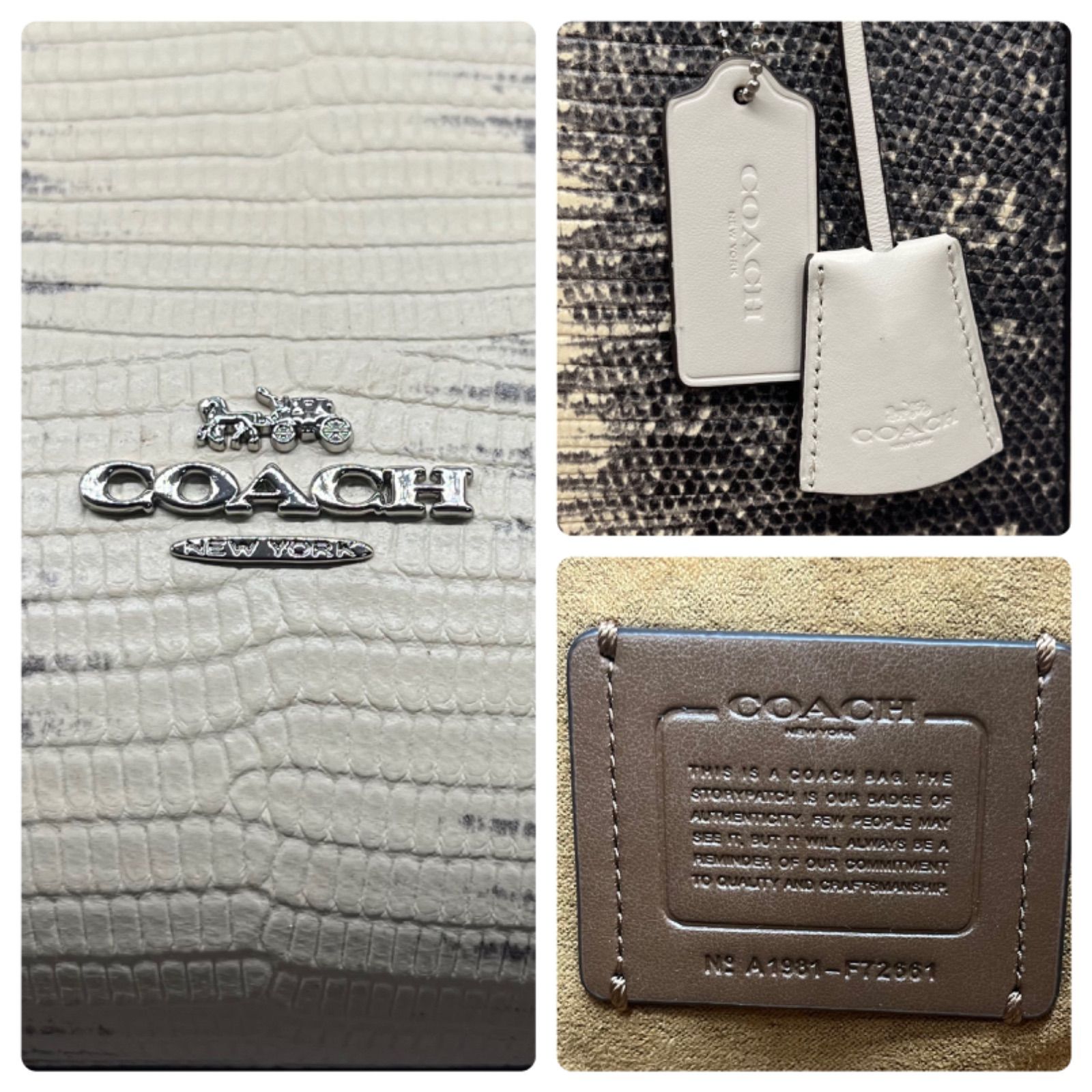 COACH ハンドバッグ　ゾーイ キャリーオール COACH - 新品 コーチ COACH ハンドバッグ ゾーイ キャリーオール