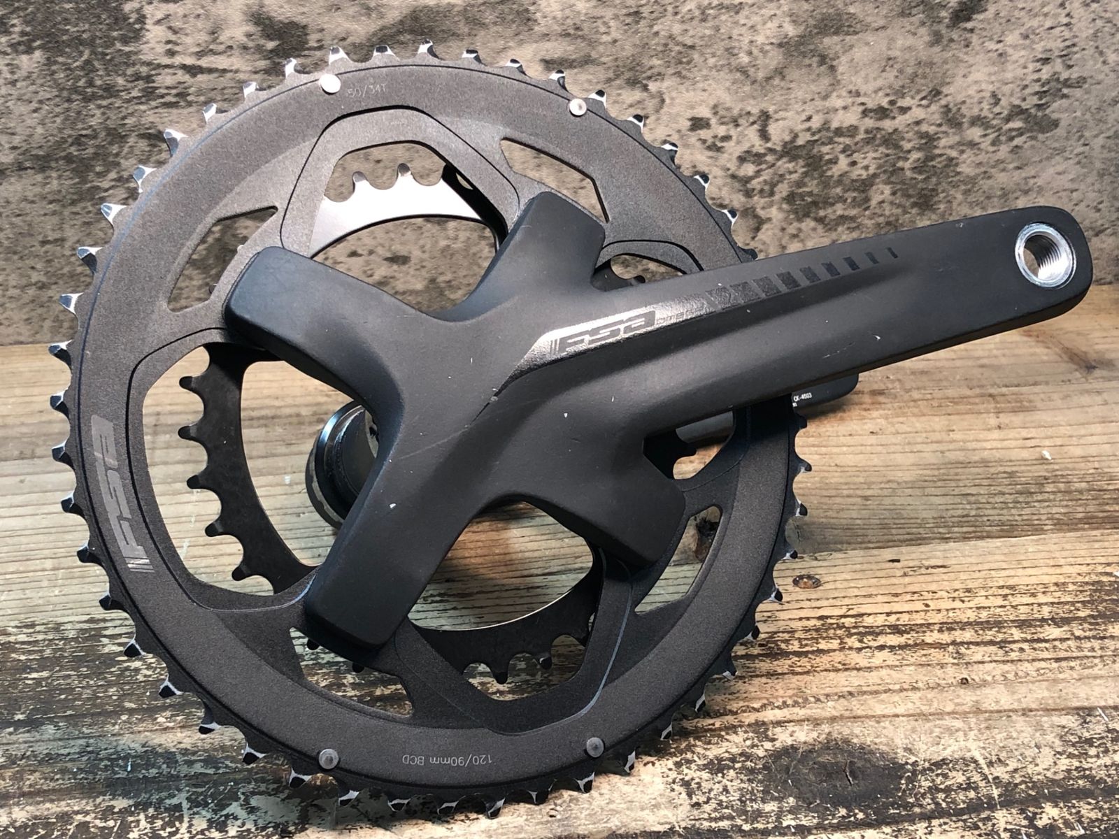 IM771 FSA オメガ OMEGA クランクセット 50/34T 172.5mm MEGA Exo シャフト径Φ19