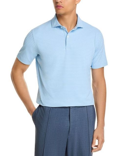 送料無料 ピーター ミラー レディース ポロシャツ トップス Crown Crafted Bridge Performance Jersey Polo Shirt Blue Frost