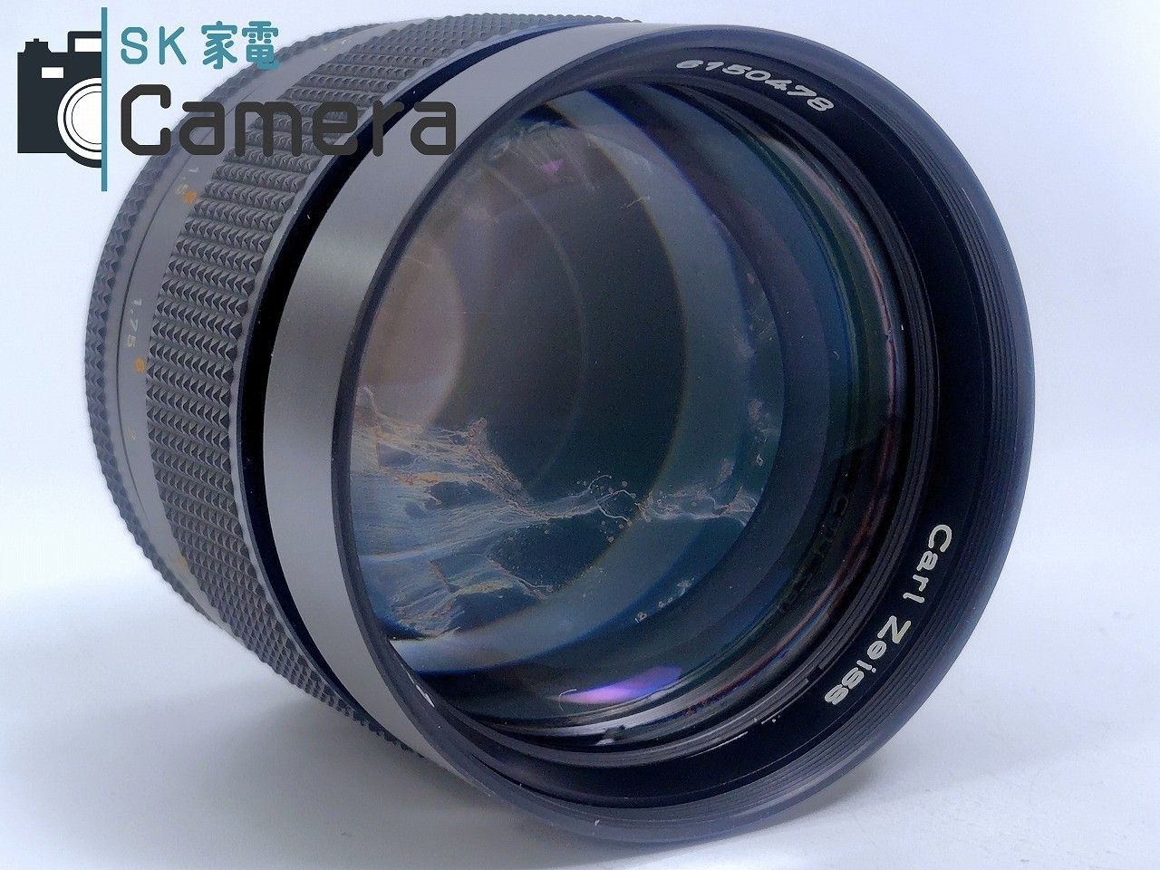 CONTAX - 【中古】 CONTAX Planar 85ｍｍ F1.4 AEG Carl Zeiss L HOOD 4 67/86 RING 付 コンタックス プラナー 中古】 CONTAX Planar 85mm F1.4 AEG Carl Zeiss METAL HOOD 4