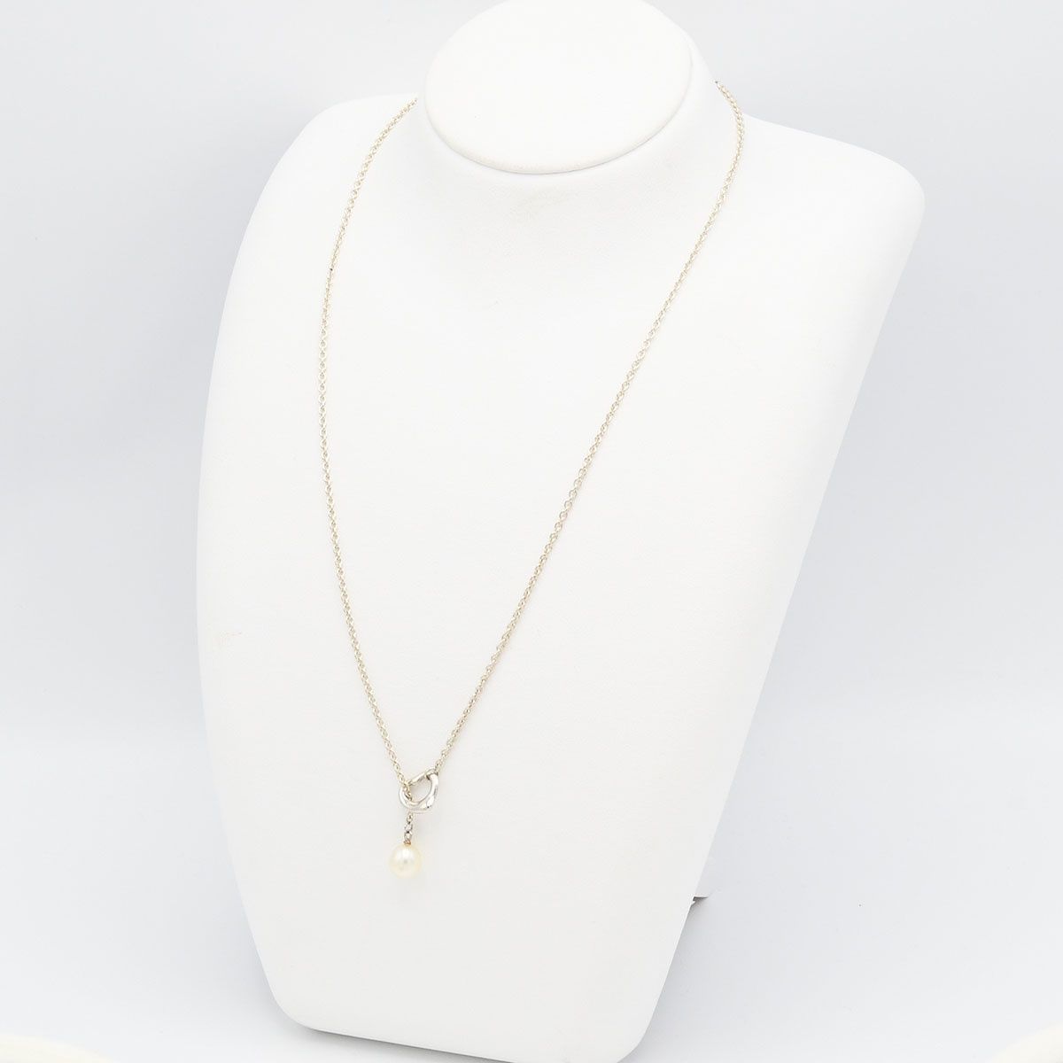 TIFFANY＆Co. ティファニー オープンハート パール ラリアット