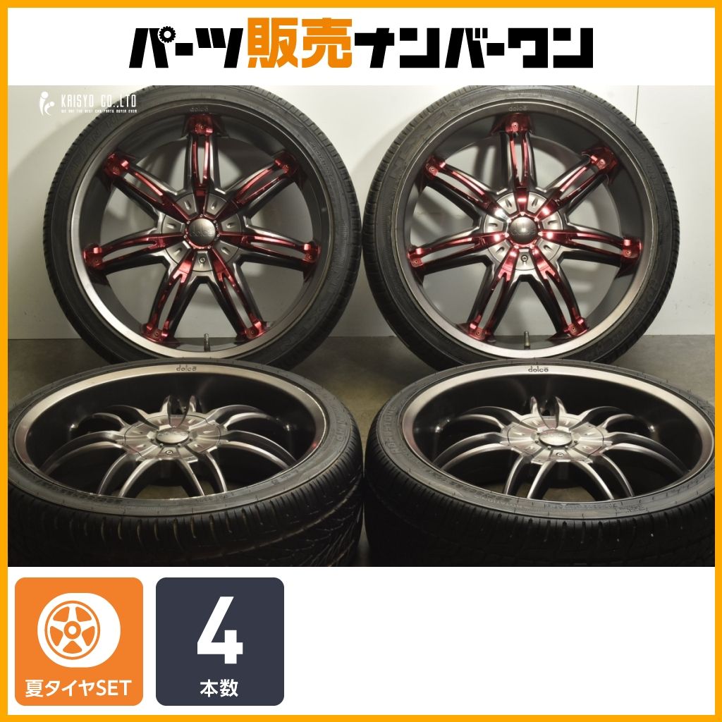 インチアップに ドルチェ 22 in 9 5 J 45 PCD 114 3 ロードストーン ROADIAN HP 265 35 R RX ハリアー ムラーノ CX カスタム用に