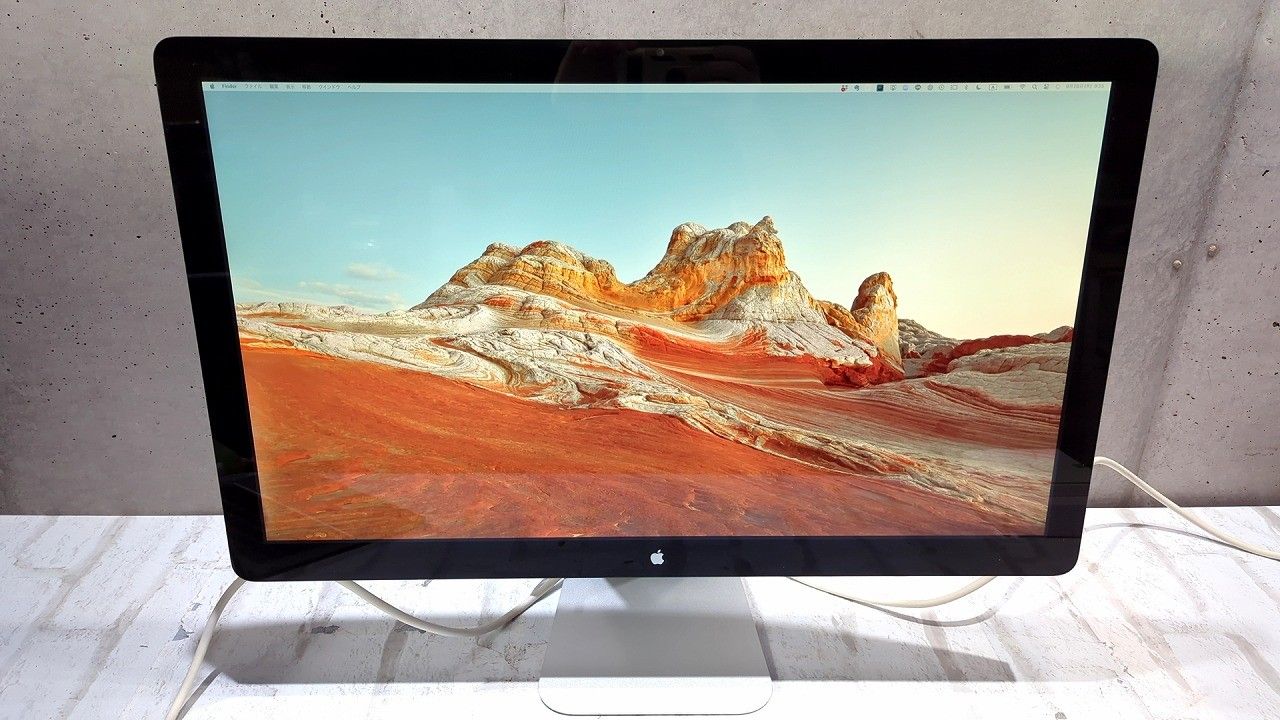 状態良好外箱有 Apple アップル  MC914J/A A1407 Thunderbolt Display 27インチ ワイド おまけ付 