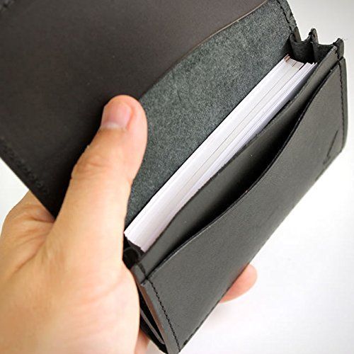 ブラウン 栃木レザー 名刺入れ カードケース 本革 和気文具オリジナル NEXPOTALLINN_EU