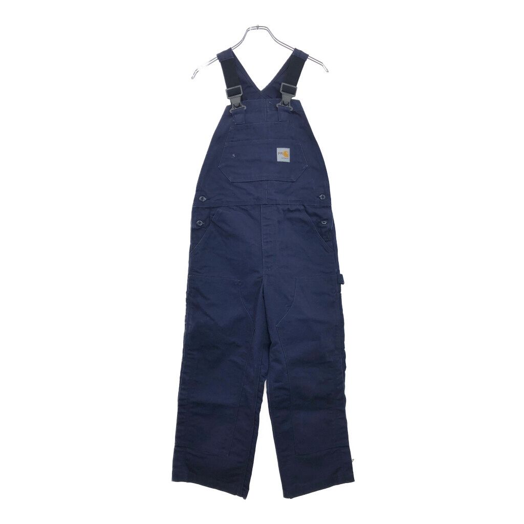 Carhartt カーハート ダブルニー ビブオーバーオール ワーク ネイビー メンズ W30 L30 古着 U4779