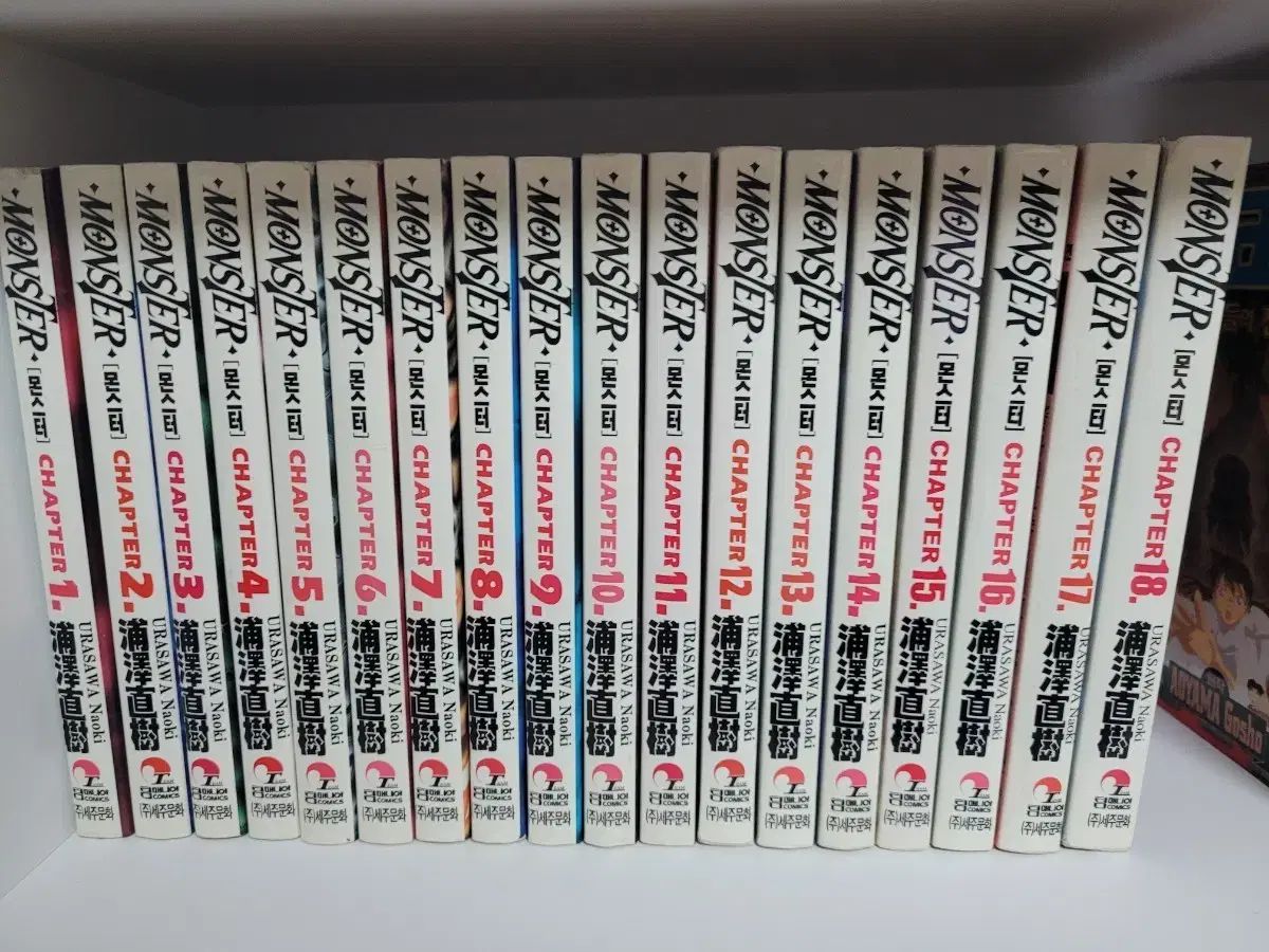 コレクション用 MONSTER 漫画本 全巻セット 1-18巻 浦沢直樹