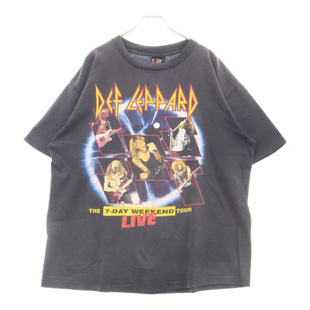 90'S 当時物　DEF LEPPARD Tシャツ　ヴィンテージ　USA製　L 90S 米国製 US古着 ビンテージ デフレパード 1992 バンド ツアー