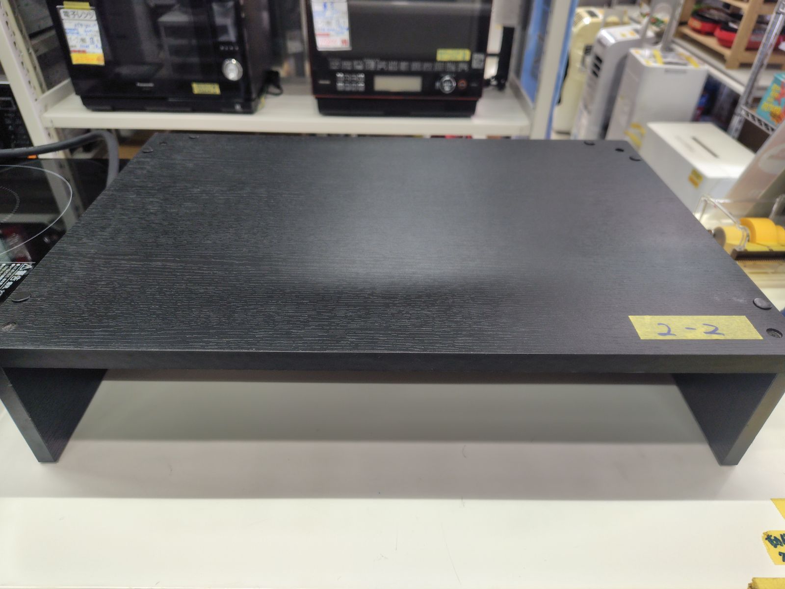 アイリスオーヤマIHクッキングヒーター２口コンロ台付き IHC-S225-B