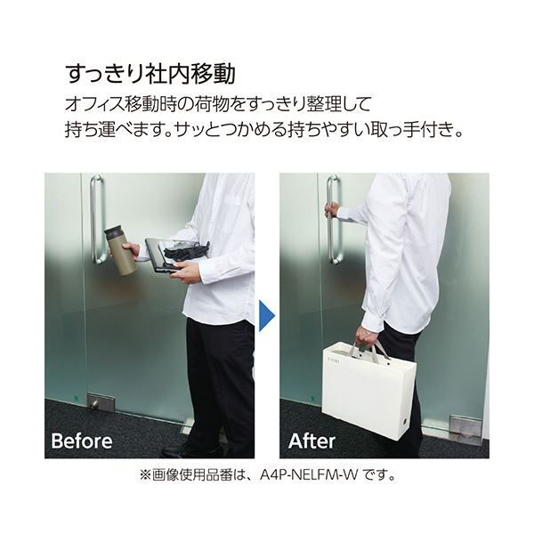  まとめ コクヨキャリーボックス NEOS A 4ハーフ オフホワイト 4 PH-NELFM-W × 書類ケース 図面ケース ファイル バインダー ケース