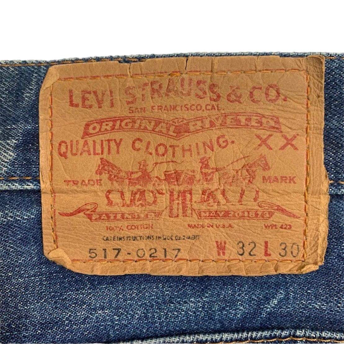 70's LEVI'S 517-0217 BigE Boots Cut Denim Pants リーバイス