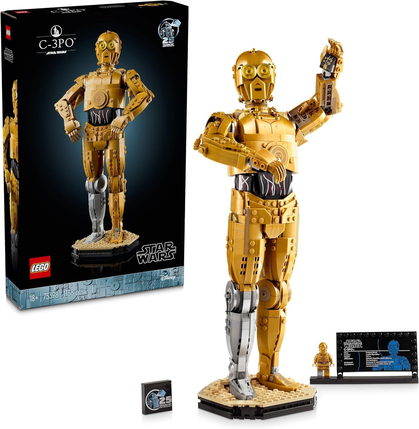 レゴ(LEGO) スター・ウォーズ C-3PO おもちゃ 玩具 誕生日 プレゼント ブロック 母の日 父の日 男性 女性 宇宙 75398