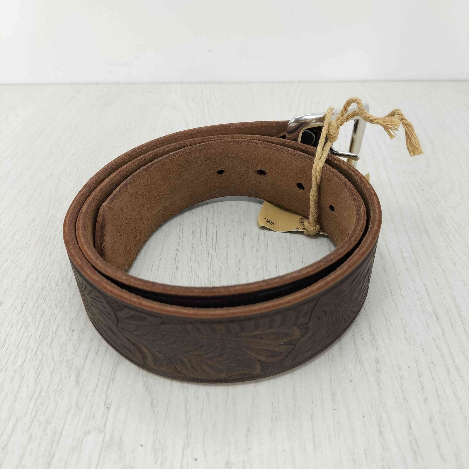 ダブルアールエルラルフローレン RRL RALPH LAUREN イタリア製 型押し