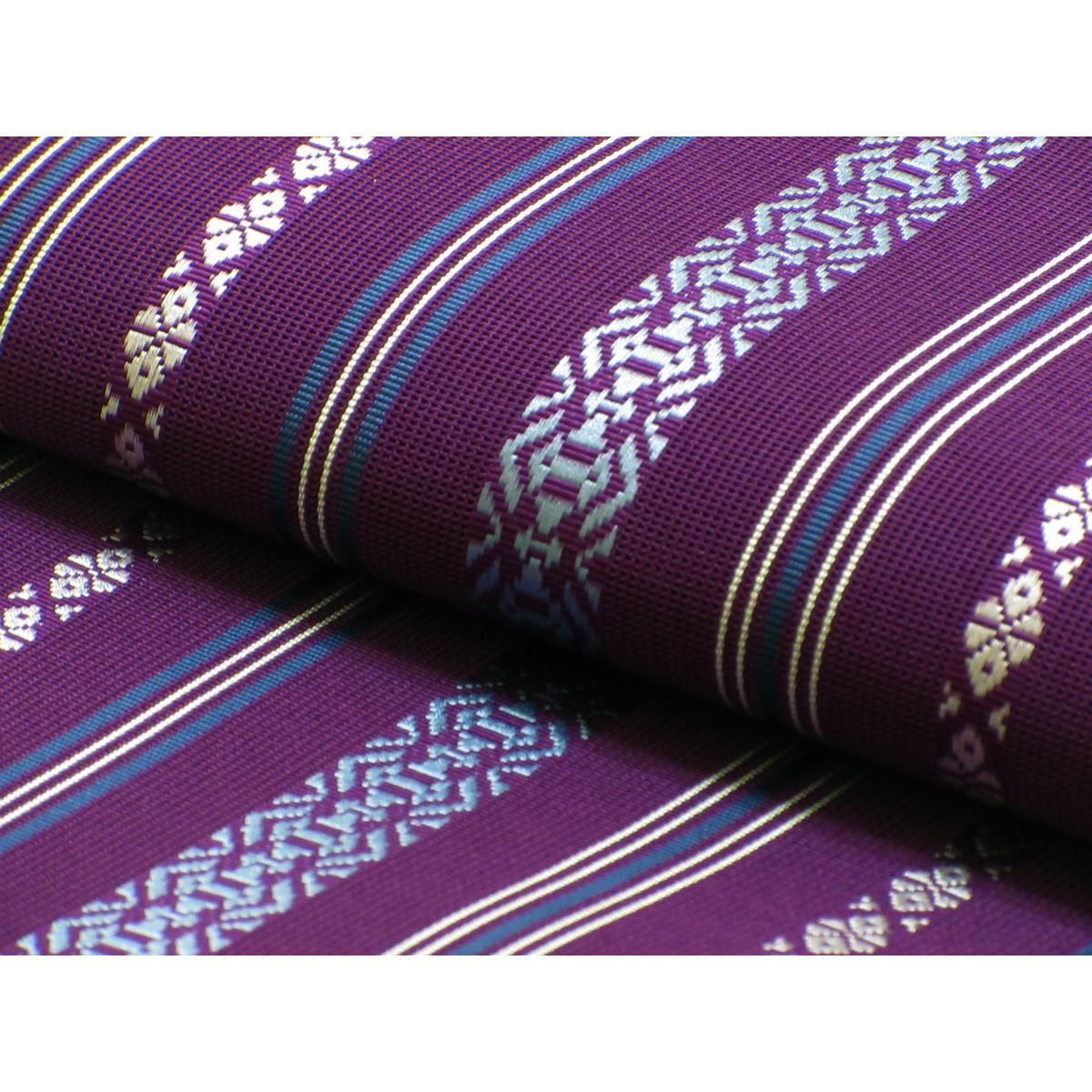 未使用品】夏名古屋帯 紗献上博多織 全通柄 - メルカリ 