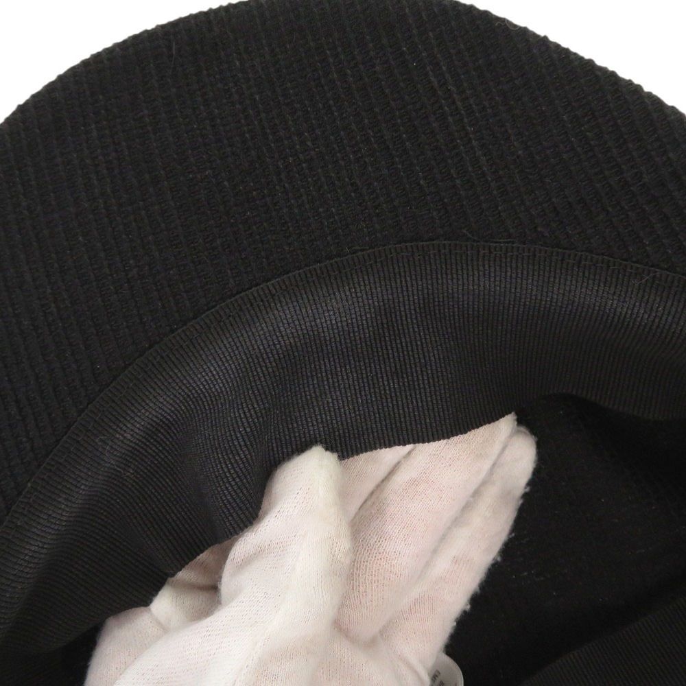 美品 クリスチャンディオール サイズ57 コットン ブラック