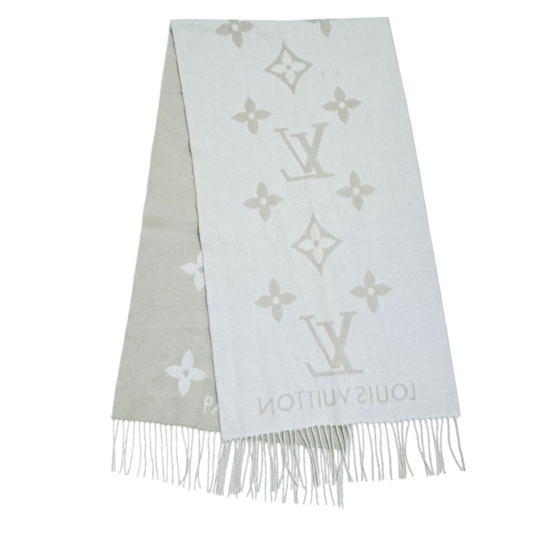 ◇1円～超美品 LV カシミヤ100％ エシャルプ・レイキャビック 黒 LOUIS