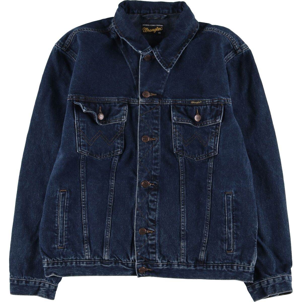 【Wrangler】ヴィンテージデニムジャケット Wrangler - 古着 80年代 ラングラー Wrangler PREMIUM QUALITY