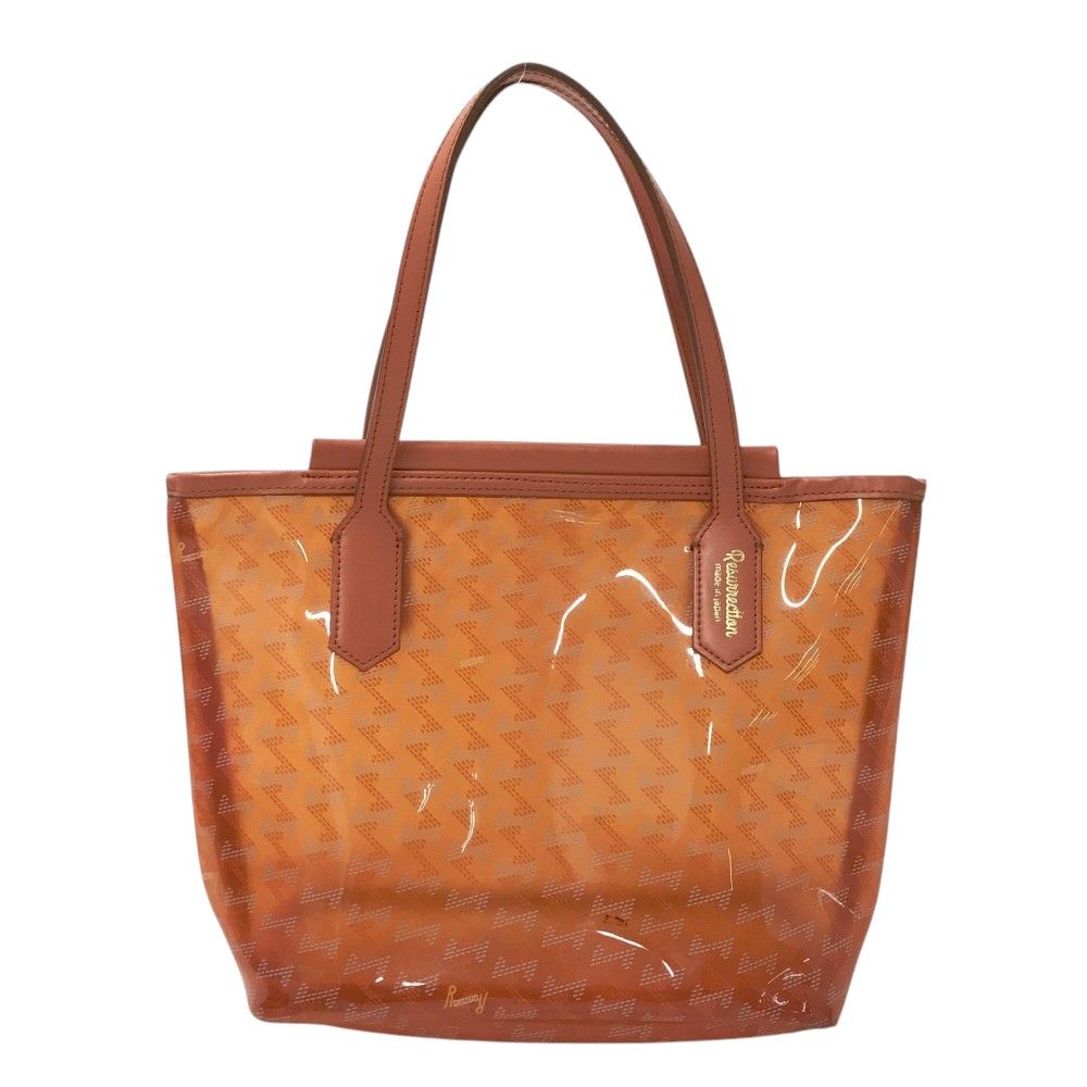 RESURRECTION レザレクション クリア カートバッグ 総柄 オレンジ系 240101530372 ゴルフウェア ストスト