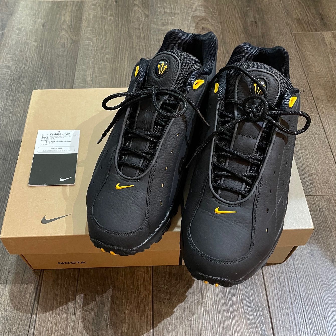 国内正規 新品 Nocta × Nike Hot Step Black and Yellow DH4692-002
