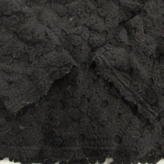 15aw コムデギャルソン COMME des GARCONS フラワーレース ロング カットソー 花柄 刺繍 シースルー アーカイブ XS ブラック レディース 15aw コムデギャルソン COMME des GARCONS フラワーレース