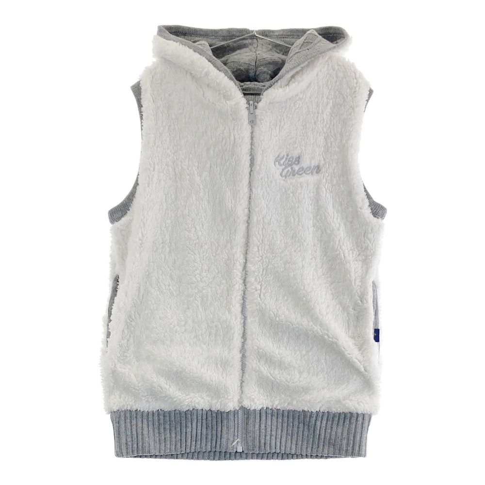 キスオンザグリーン ニット ファー アウター ベスト リバーシブル F サイズ：F KISS ON THE GREEN キスオンザグリーン ボア ニットベスト