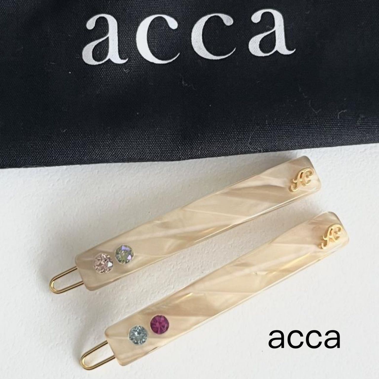acca アッカ　トリコローレ　バレッタ　ピンク 公式】ACCA オンラインストア | ヘアアクセサリーのアッカ公式