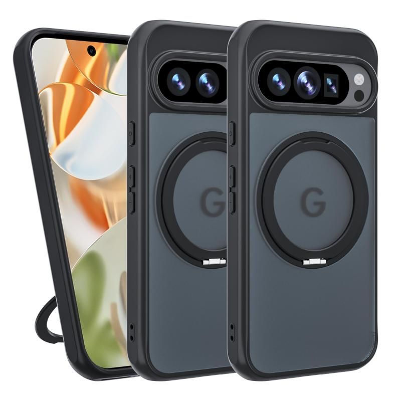 Google Pixel 7 用 ケース 耐衝撃 米軍MIL規格取得 マグネット ブラック Google Pixel 9| 9Pro
