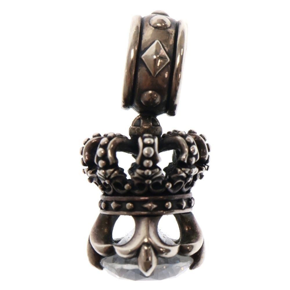 Justin Davis ジャスティンデイヴィス CROWNLET PENDANT クラウンレット ペンダントトップ シルバー|クリア
