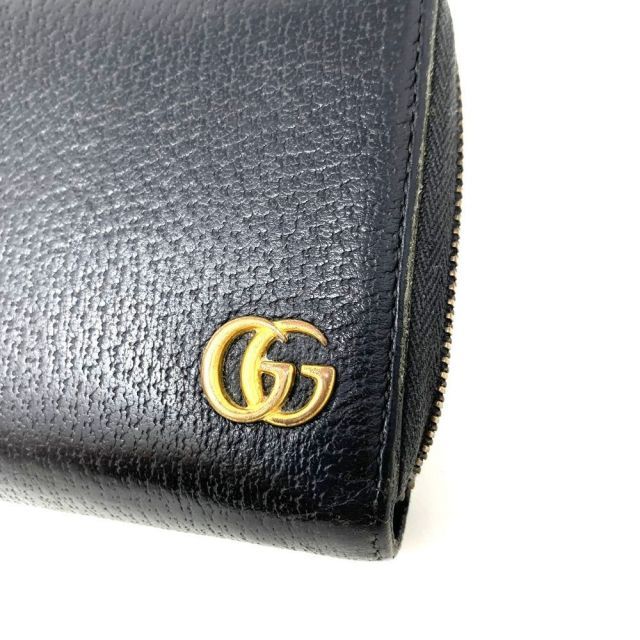 グッチGGマーモント GUCCI(グッチ) GGマーモント レザー ラウンド 