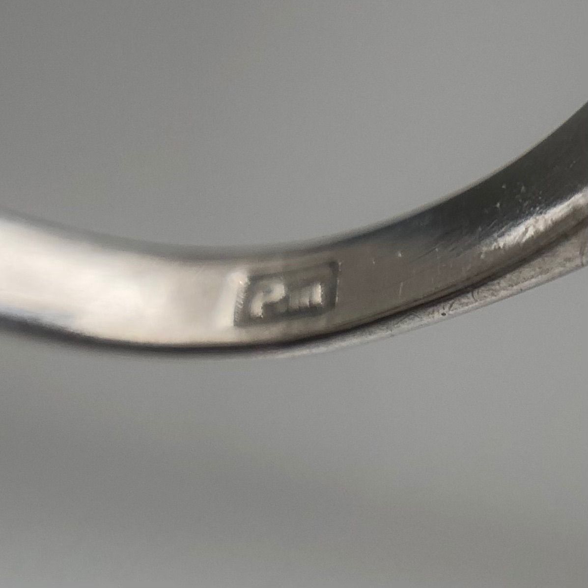 ☆Pm刻印 プラチナ 石付きリング 10号 Pm刻印のみ 4.0g ☆ - メルカリ