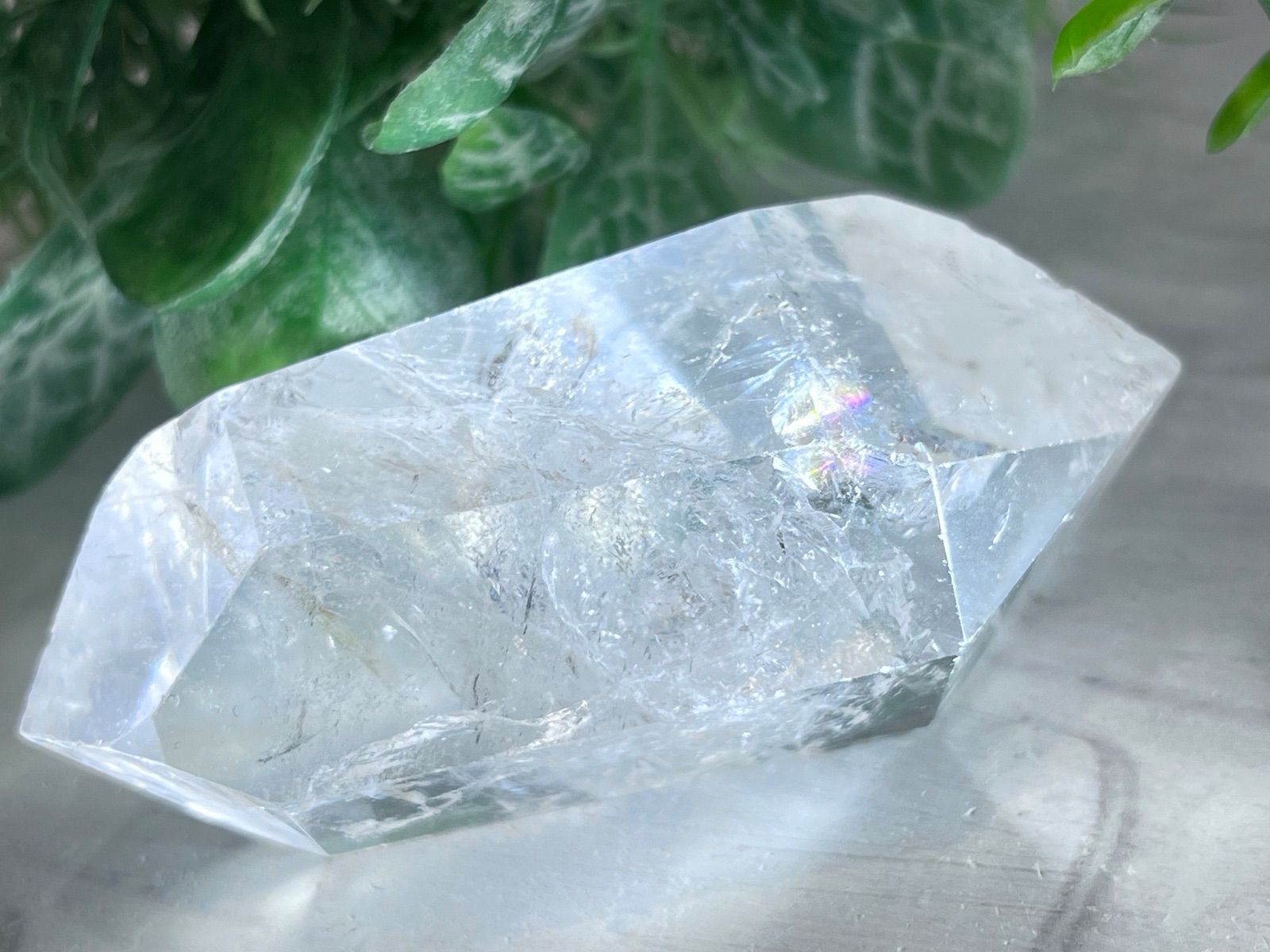 レインボークォーツ✨　エンジェルブレッシング　クリスタル　水晶　ダブルポイント レインボー✨ エンジェルブレッシングクォーツ ダブルポイント