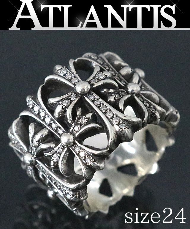 シルバー925 セメタリーリング パヴェ cz ダイヤ シルバークロスリング シルバー925 セメタリーリング パヴェ cz ダイヤ シルバークロスリング