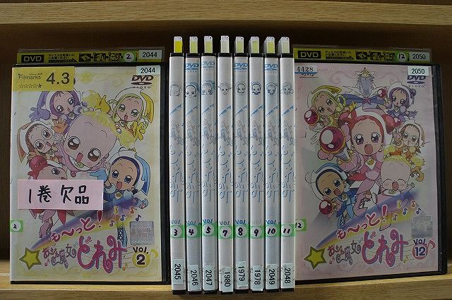 DVD も～っと!おジャ魔女どれみ 2～12巻(1、6巻欠品) 計10本set