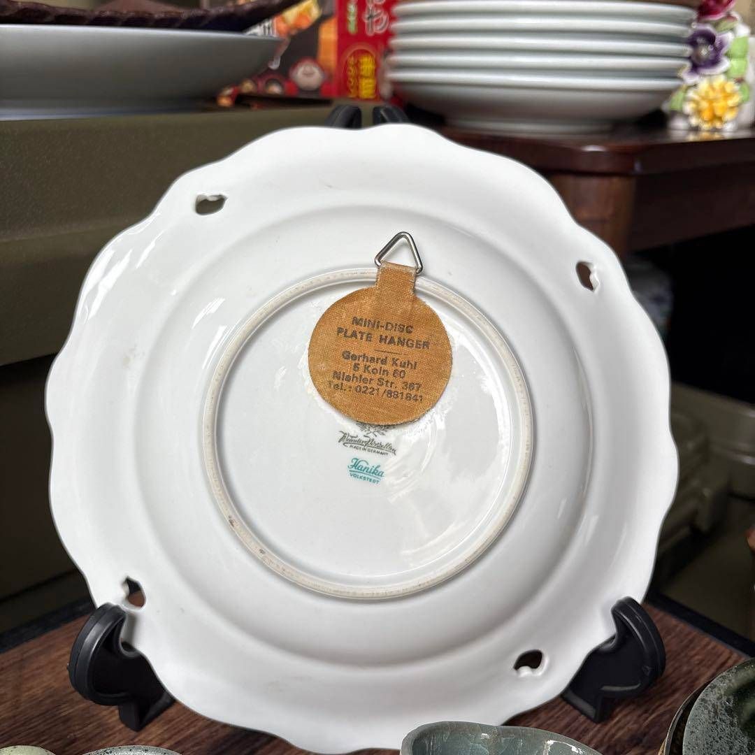 Weimar ワイマール ドイツ製 金彩ロココ 花柄プレート 25cm Weimar ワイマール ドイツ製 金彩ロココ 花柄プレート 25cm