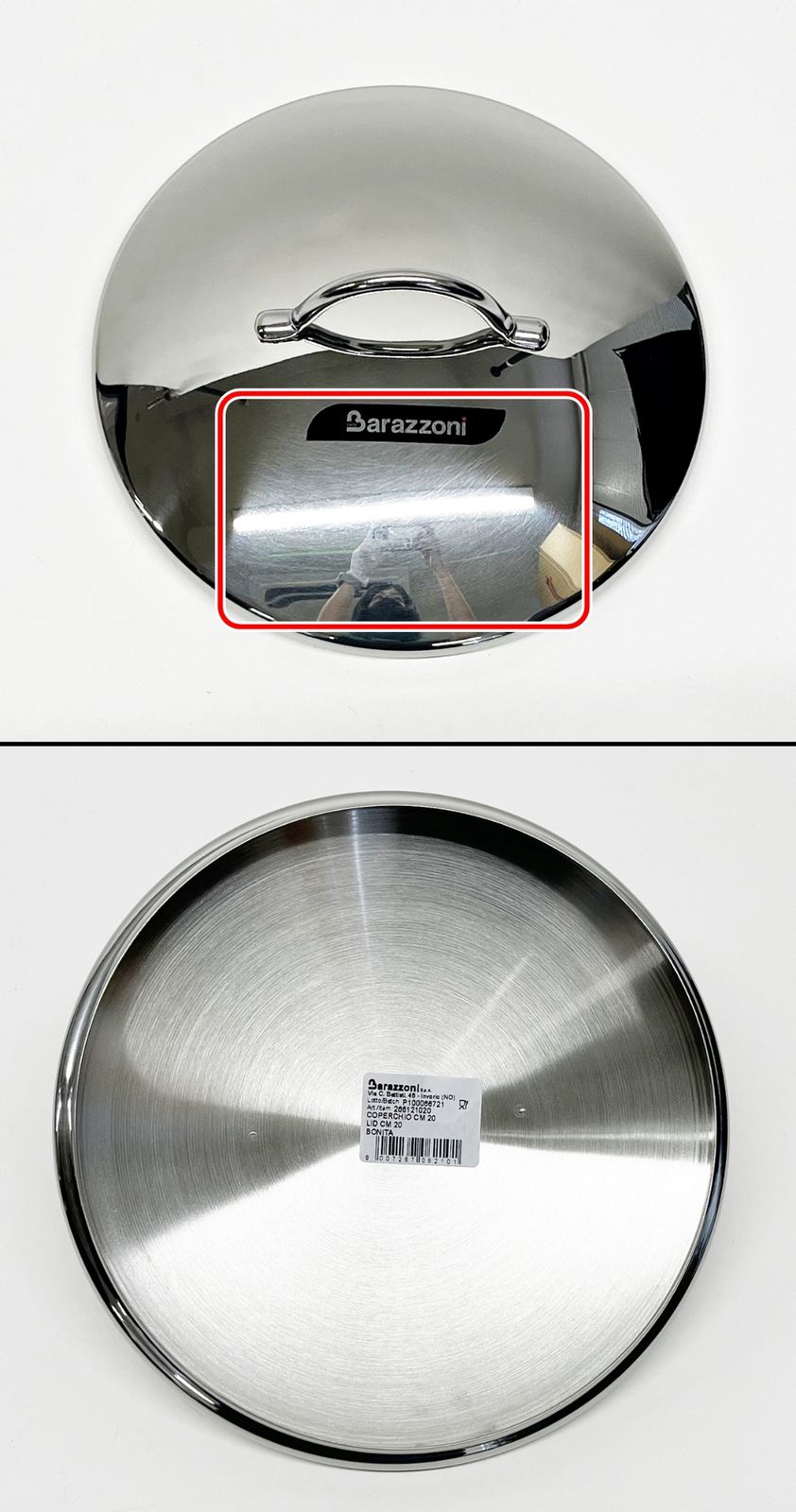 BARAZZONI 蓋付 キャセロール 24cm BONITA 266602024 [振込不可]