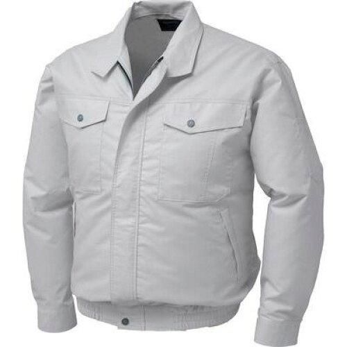 2営業日で発送 KUCHOFUKU 空調服 空調服 綿 ポリ混紡制電ウエアのみ シルバー 5L KU91710C06S7 2336