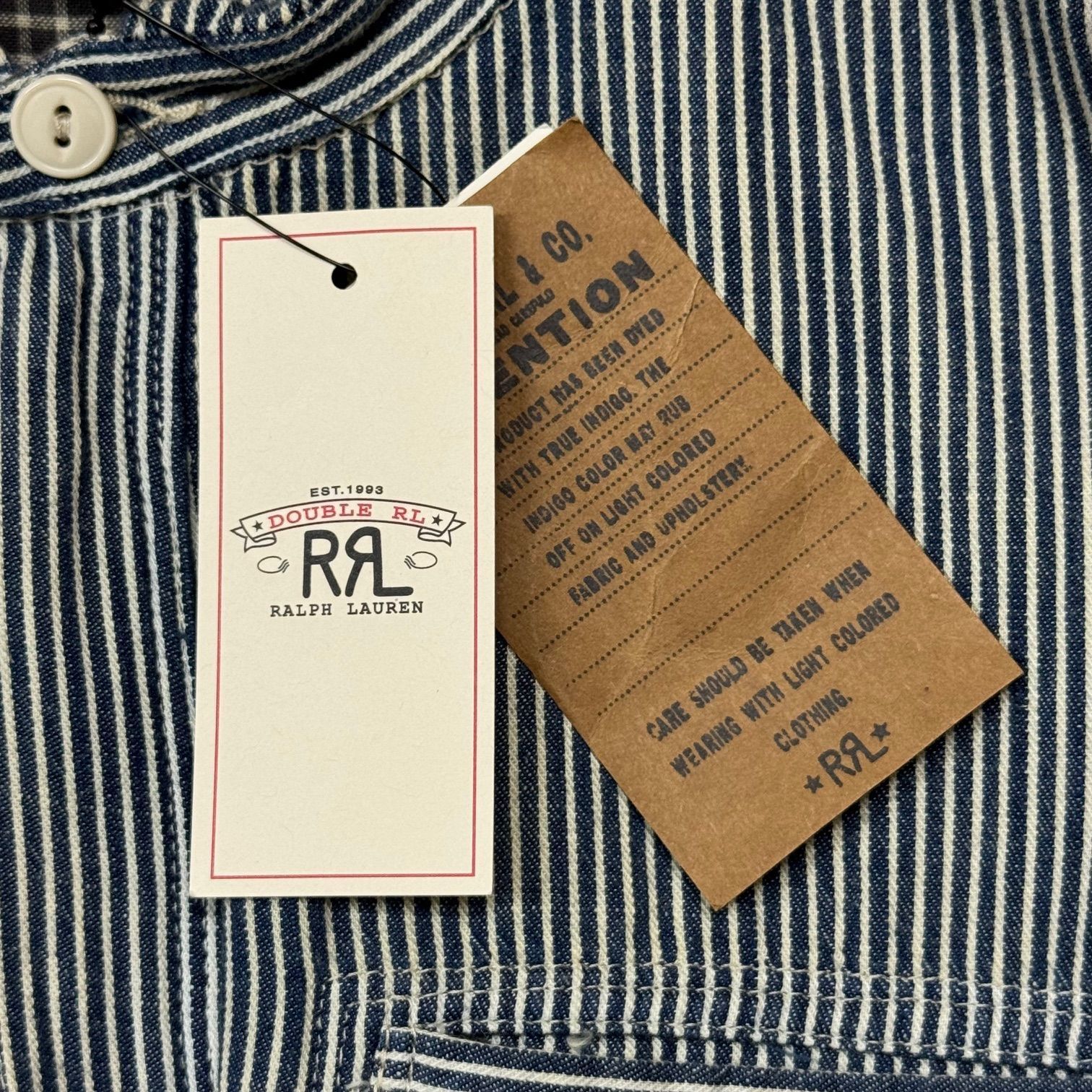 参考上代103400円 未使用品 RRL (Double RL) SCHOONER JKT UNLINED 