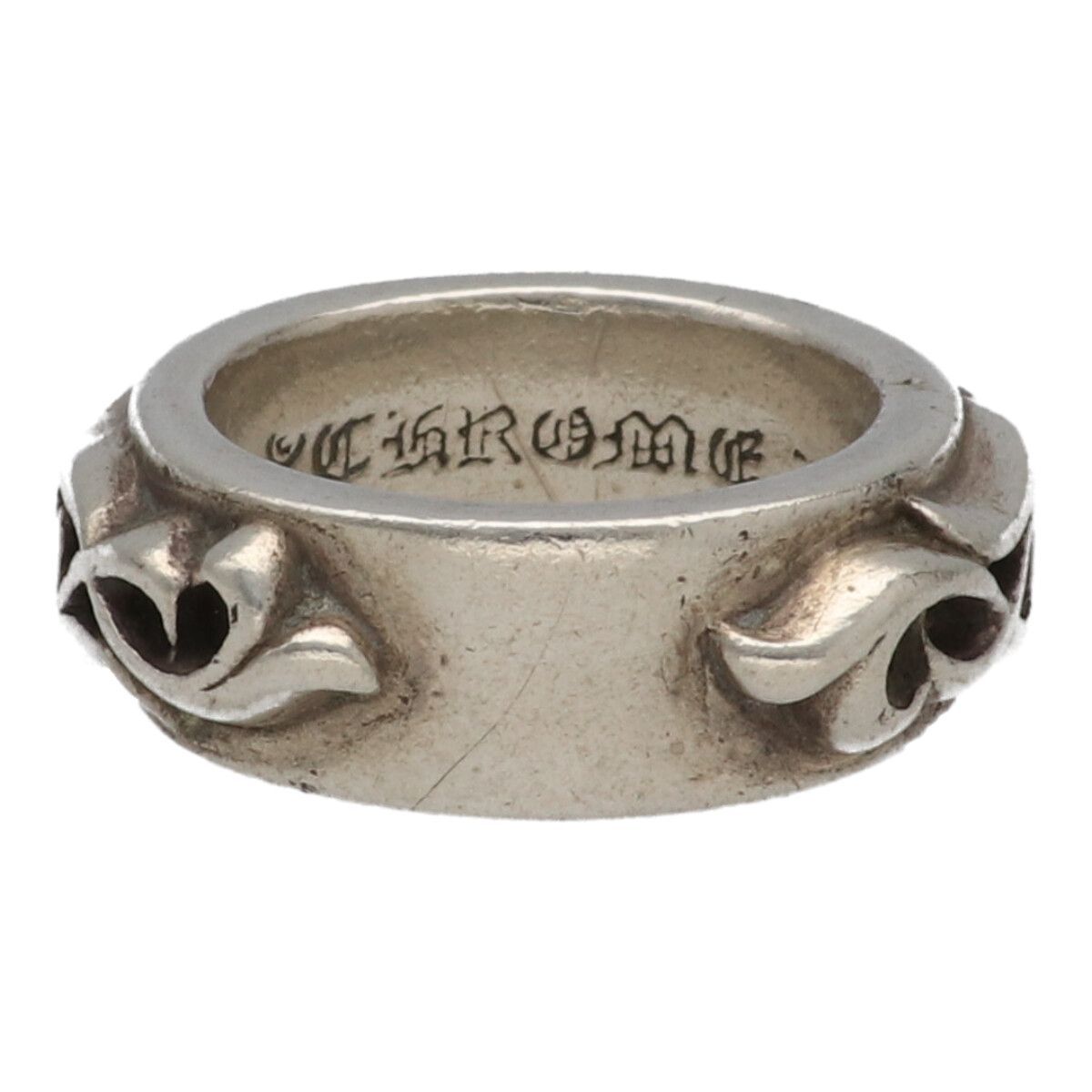 CHROME HEARTS クロムハーツ ダブルナローヴァインバンド リング 14号 SV925 シルバー 指輪 24012007 RS