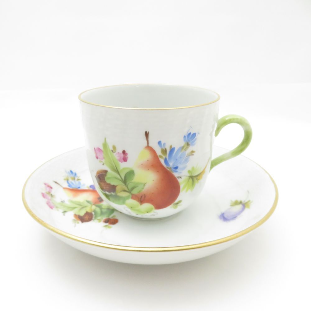 美品 Herend ヘレンド フルーツコンポジション CFR 1707 カップ