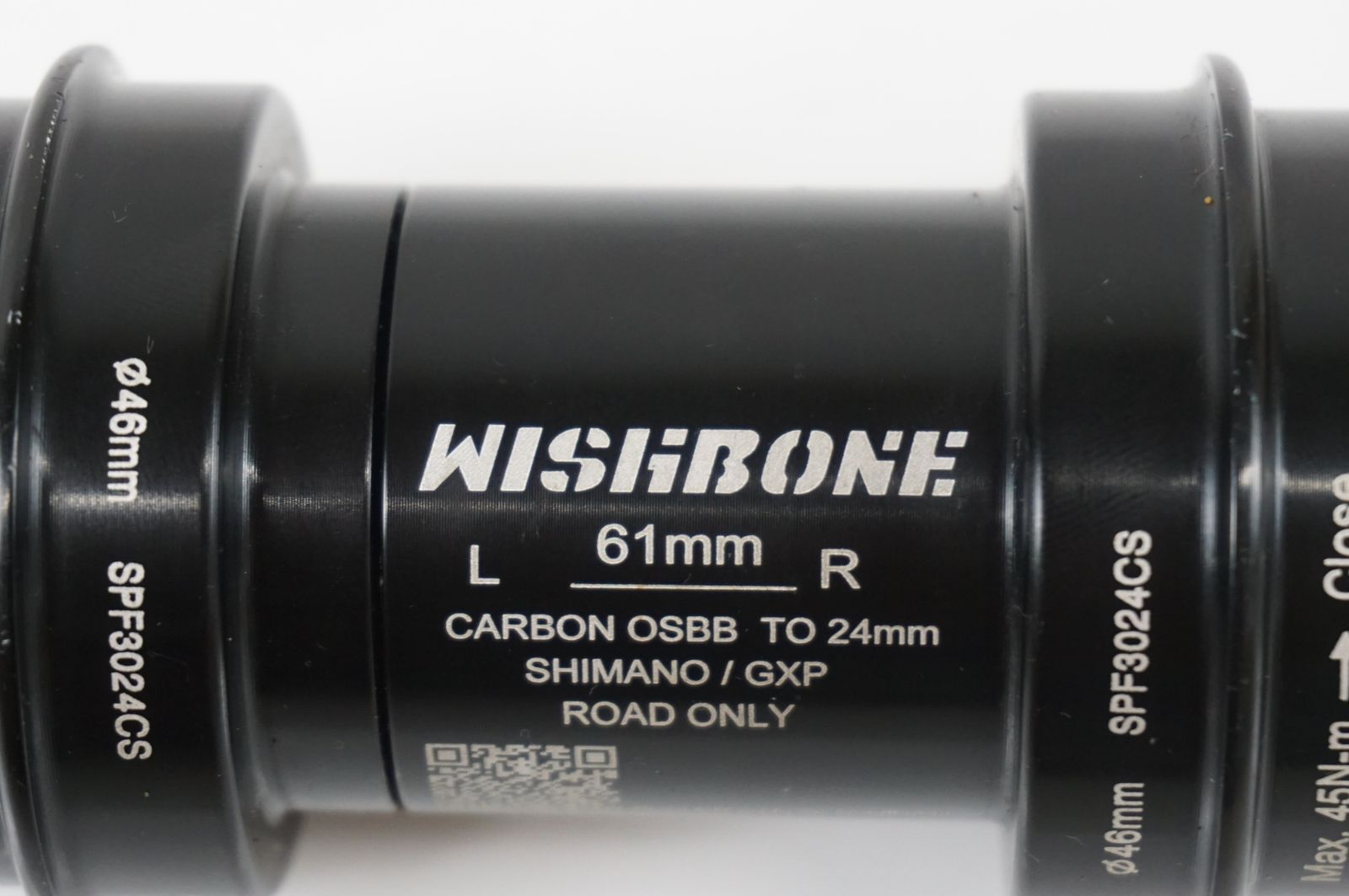 WISHBONE ウィッシュボーン SPF3024CSボトムブラケット BB 黒 WISHBONE