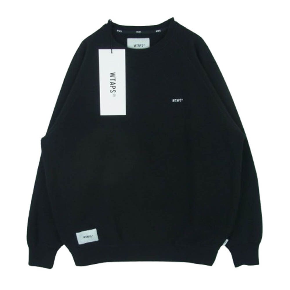 WTAPS ダブルタップス 24AW 242ATDT-CSM25 SIGN 03 SWEATER CTPL ASH