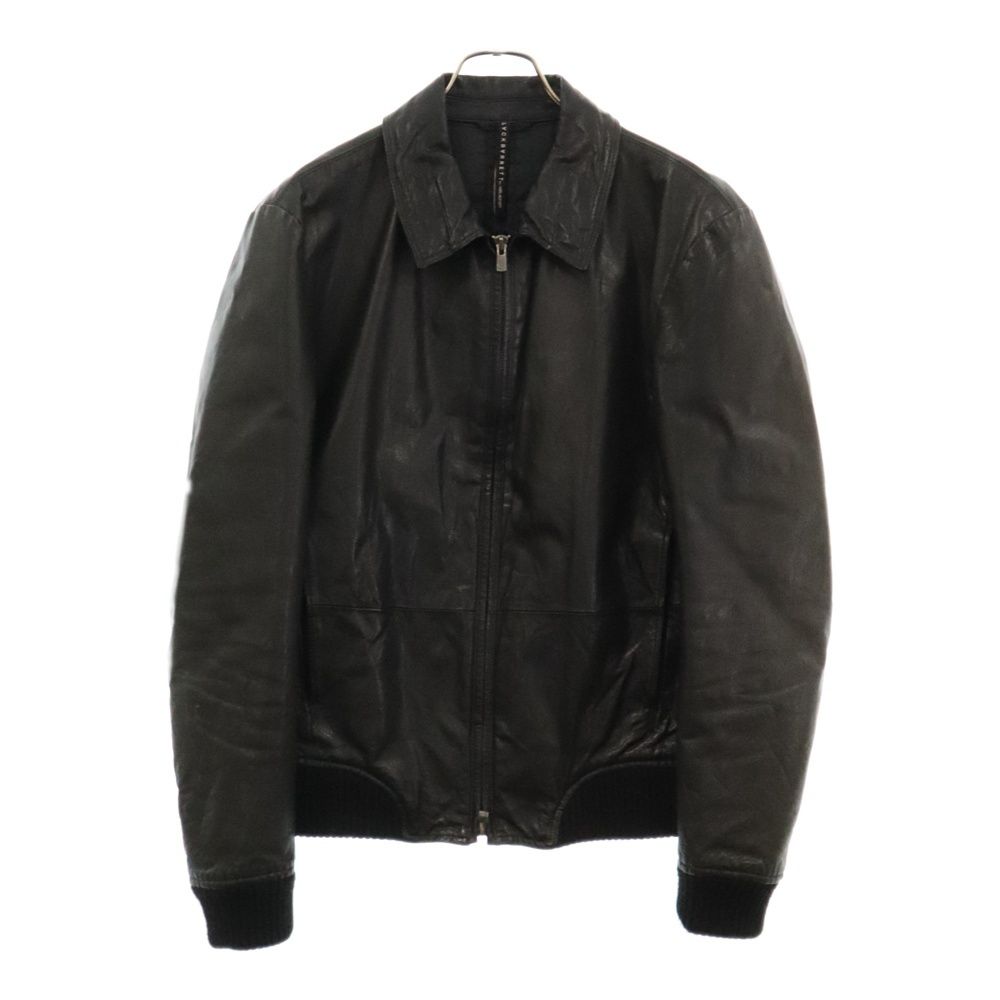 NEIL BARRETT ブラックレザージャケット Neil Barrett Buffalo Leather