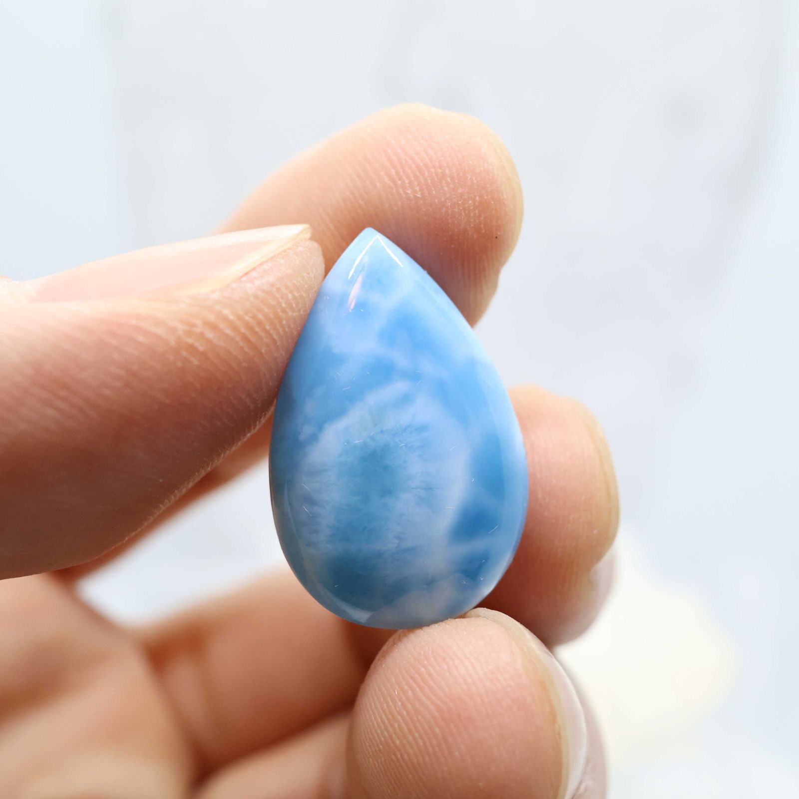 ラリマー 涙型 ルース石
