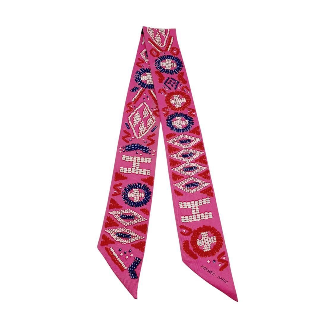 ⭐️良品⭐️ エルメス ツイリー ケリーアンペルル スカーフ ピンク