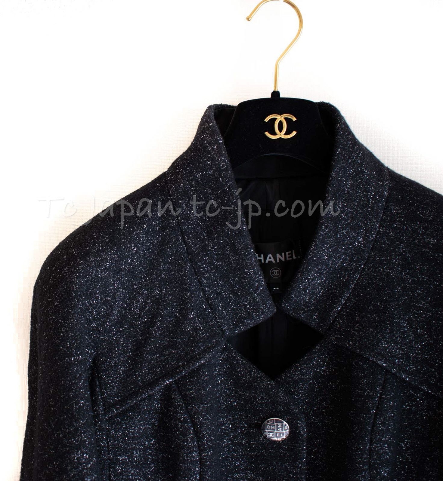 定価100万以上 シャネル CHANEL ツイードコート ラガーフェルド 38 定価100万以上 シャネル CHANEL ツイードコート ラガーフェルド