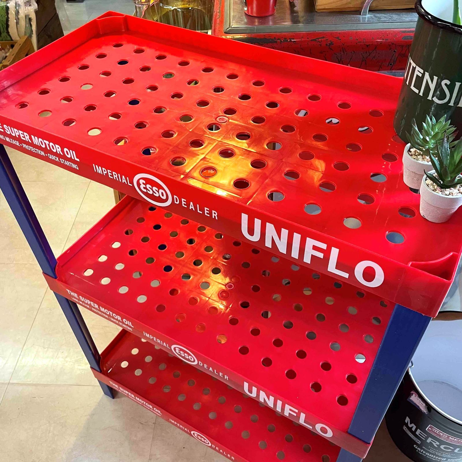 ディスプレイラックESSO エッソ未使用品