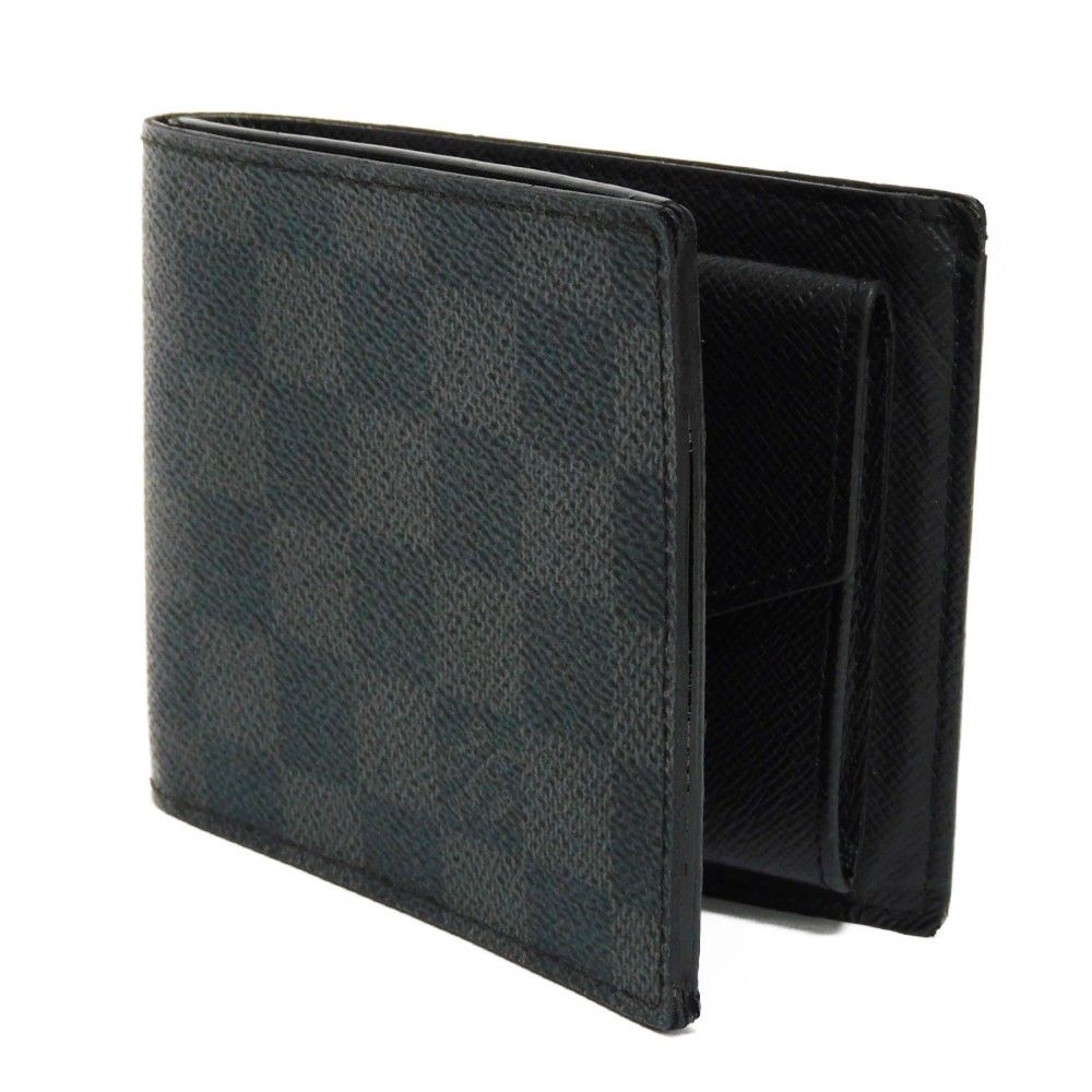 美品‼新型 ルイヴィトン　モノグラム ブラック　ポルトフォイユマルコ　折り財布 LOUIS VUITTON ルイ・ヴィトン 二つ折り財布 ポルトフォイユ