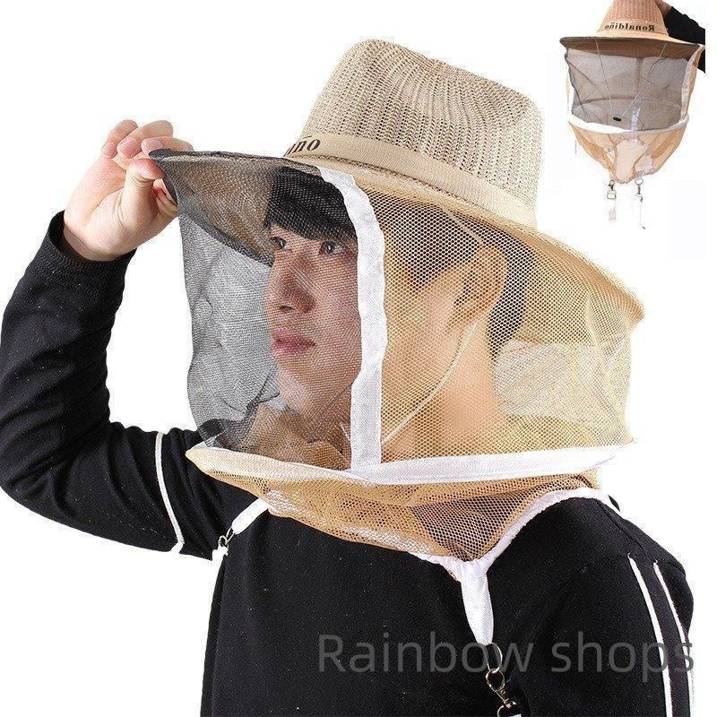 保護帽子 害虫駆除 防護 蜂 防虫用具 養蜂ツール 保管便利 養蜂器具 帽子 駆除 防虫用具 帽子 使いやすさ rscp62