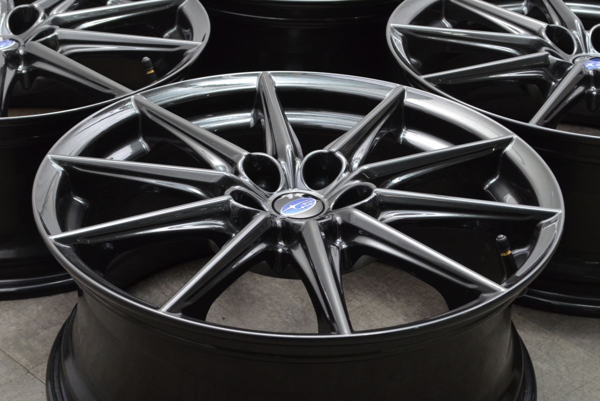 新車外し 美品】スバル BRZ STIスポーツ 純正 18in 7.5J +48 PCD100 4