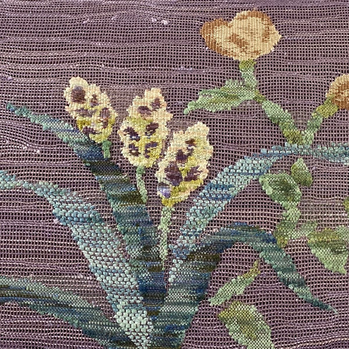 刺繍 紫
